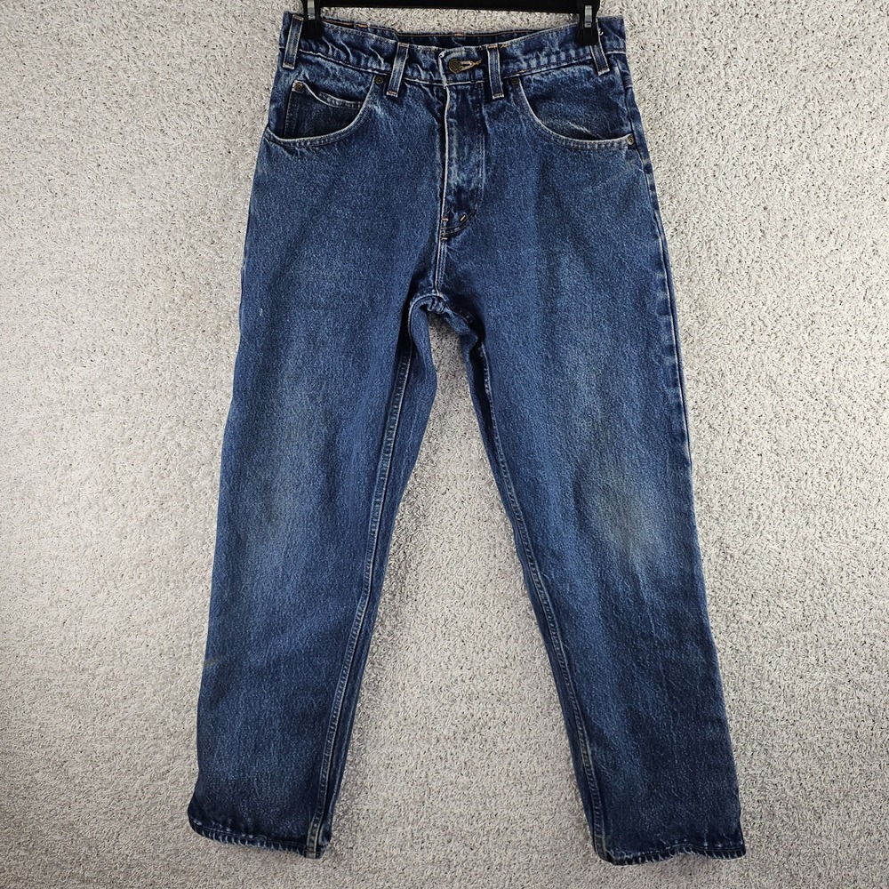 Vintage Prison Blues Denim Carpenter Jeans Men's 34x34 (33x32) Made in USA